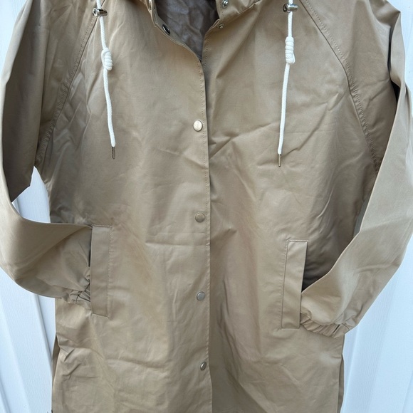 Zara Tan Hooded Jacket - Picture 7 of 11
